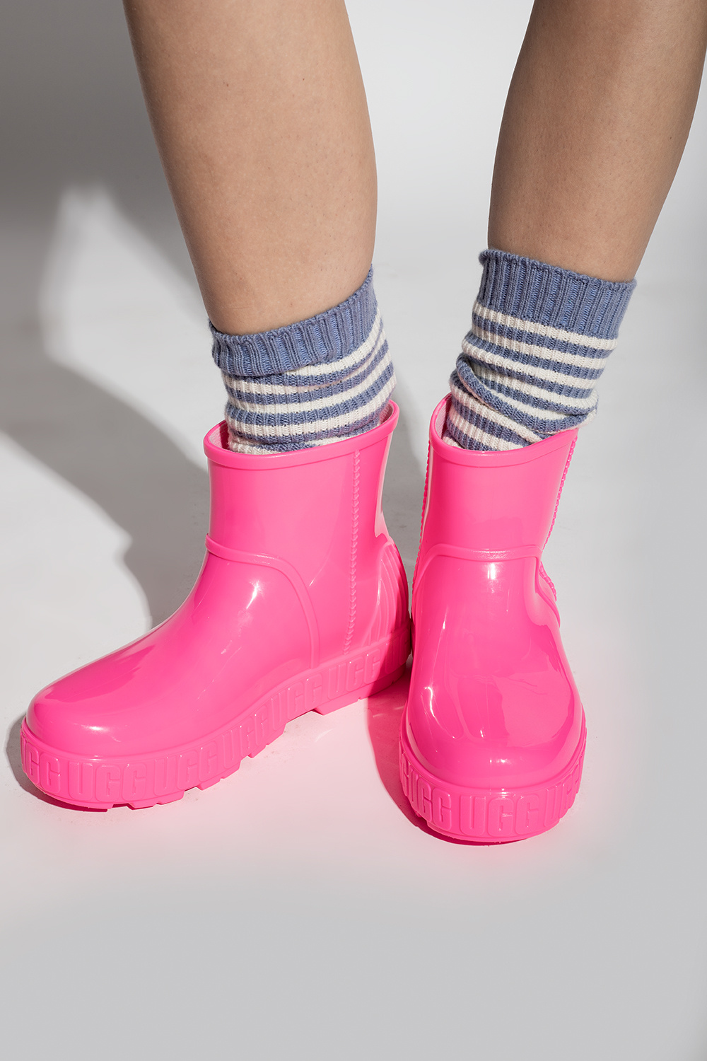 Pink 'W Drizlita' rain boots UGG grey - Угги натуральные ugg grey